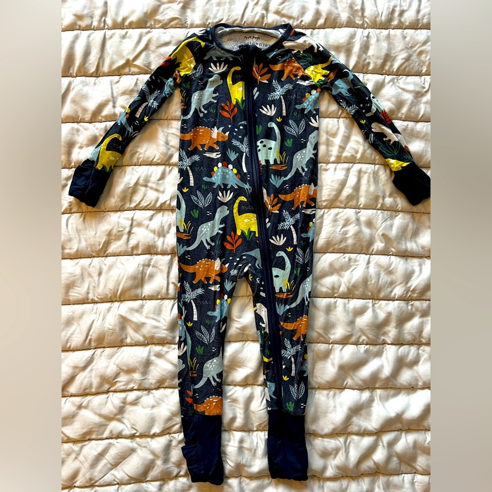 Little Sleepies Jurassic Jungle 6-12 month (original release)